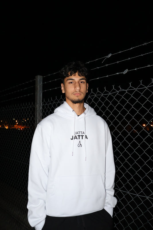 Jatta White Hoodies